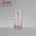 Pink glass polycarbonate tumbler drinking beer water cup